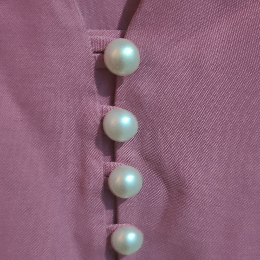 BCBGeneration Mauve Pink Flutter Sleeve Shift Dress - Picture 6 of 12